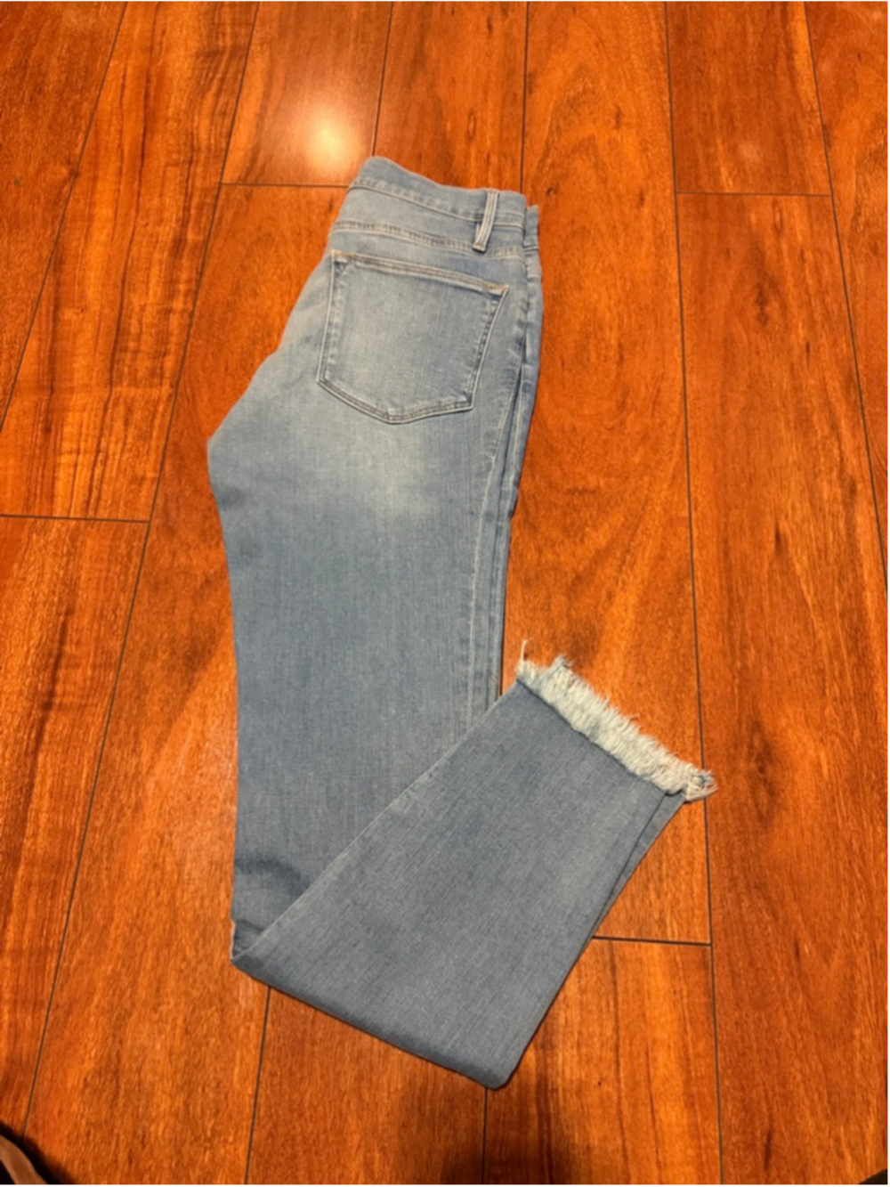 Women's FRAME Light Blue Le High Skinny Jeans Size 27 - Picture 4 of 9